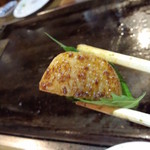 お好み焼き 福竹 - 美しい焼き面の色合い！(*>∀<)