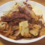立ち呑み あわや - ラムロース焼肉（380円）