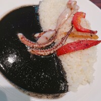 TexturA - イカの墨煮、バターライス