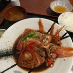 ろく水産 - 煮魚定食 1000円(4月)