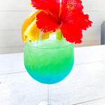 Ocean View Cafe PUCA PUCA - ドリンク写真:マリンブルーカクテル