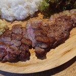 肉×魚×野菜居酒屋 トカチバル 一心 - 十勝しほろ牛ステーキプレート 550円(税込)