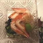 オーシャンテラス あじさい - 蟹の酢の物(夕食)