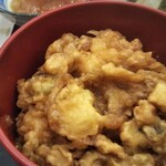 天ぷら　若杉 - かき揚げ天丼。