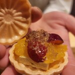 銀座 しのはら - フォアグラ最中