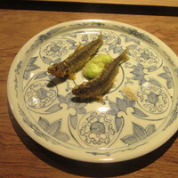 波濤 - 「稚鮎と空豆の天ぷら」