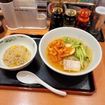 Hidakaya - 冷麺＆半チャーハン