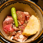 叙々苑 - 壺漬けロース厚切り焼きランチの肉