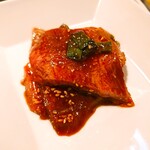 叙々苑 - ランチ限定サイドメニューの短冊タンタレ焼き