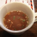 Guriru Kingu - スープ  スライスしたソーセージが入ってました