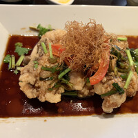 神田 雲林 - 真鯛の揚げ物