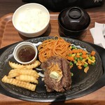 レストラン カタヤマ  - 「駄敏丁ステーキ（150g）Aセット」（1,480円）