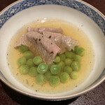 馳走 啐啄一十  - 【写真⑪】榊山牛のサーロインの出汁しゃぶしゃぶ