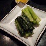 軽井沢 川上庵 - 野沢菜