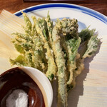 Panch - 親方さんからの山菜の天ぷらサービスです♡