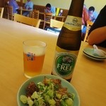 おぐら屋 - キリンフリーには”お通し”が付きます。これで何と￥２６０．－！