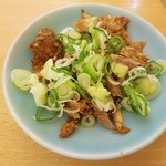 おぐら屋 - ”お通し”の刻みチャーシュー