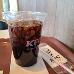 ケンタッキーフライドチキン - セットのアイスコーヒーです。