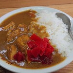 ドライブイン川原 - ミニチキンカレー(2021.05)