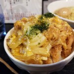 塩そば専門店 桑ばら - フンワリ玉子ミニヒレカツ丼とかけそば定食