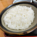 とんかつ 栄ちゃん - 艶々ご飯