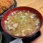 とんかつ 栄ちゃん - 豚汁