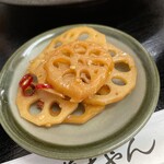 とんかつ 栄ちゃん - 蓮根のきんぴら