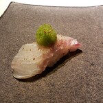 かわ村 - 鱸の握りゾット