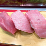 立喰 さくら寿司 - まぐろ三点盛