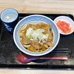 吉野家 - 大判豚肩ロース焼き丼にんにく味噌ダレ　６０２円