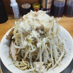 麺屋十郎兵衛 - 煮干十郎（汁なし・ニンニク抜き・他は全部増し・上から）