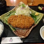 花むら - 厚切りとろロースかつ定食1590円