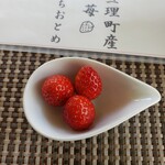 Soba Dining 蕎花 - フルーツは「亘理産とちおとめ」