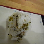 本格さぬきうどん　穂乃香 - おにぎり：高菜