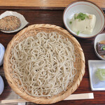 狭山 翁 - 蕎麦セット大盛り