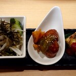 Nomigohan Ya Tsuki Usagi - ランチの前菜３種盛り