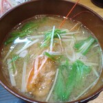 Kakurega Shiki - ボタン海老の頭入りの味噌汁