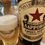 餃子酒家 照井 - ドリンク写真:サッポロラガービール大瓶