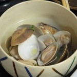 椅子のある立ち呑み つるつるいっぱい - 酒蒸し　※2012年9月