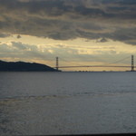 コンチェルト - (p≧▽≦q)明石海峡大橋を望む～夕陽に感激