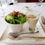 スカイレストラン ロンド - サラダとスープ
