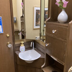 国登録文化財 二木屋 - トイレの手洗い