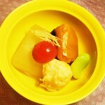 Bimi Gyosai Itou - 冬瓜と海老真丈の炊き合わせ