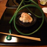 祇園 にしかわ - 炙りハモのハモの子和え