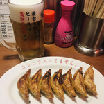 えびすの安兵衛 - 焼餃子＆生ビール