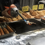 丸善 - イカ焼いてるところ