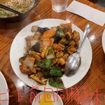 麺味 - 鶏肉の味噌炒め 870円