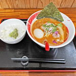 麺ダイニング 旬彩 - 「海老ジェノバセット」¥1,200