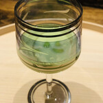 温石 - 枝豆の摺流し。季節を味わえるのも嬉しい