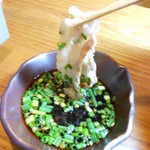 ラーメン櫻島 - 赤身は白くなったら食べごろ